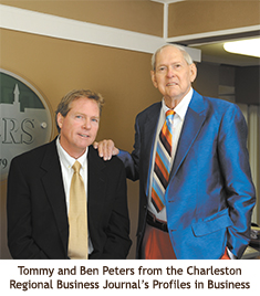 Tommy and Ben Peters from the Charleston Regional Business Journal's May 2008 Profiles in Business spotlight
